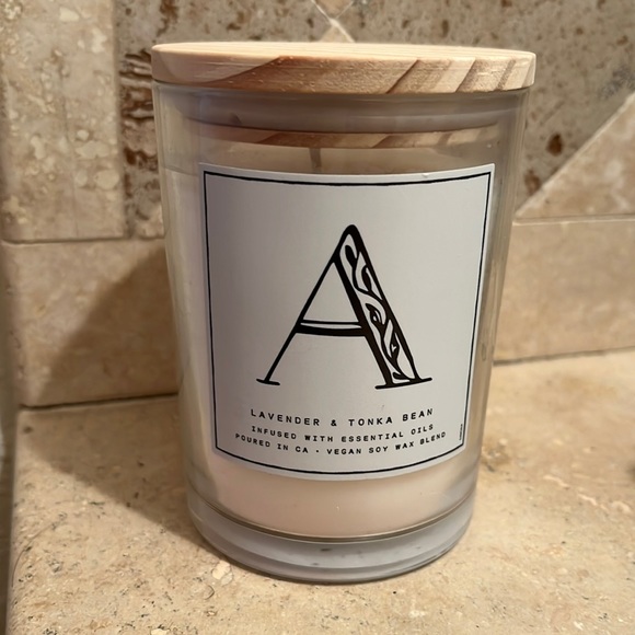 Leoben Co. Accents Lavender And Tonka Bean Candle New Poshmark